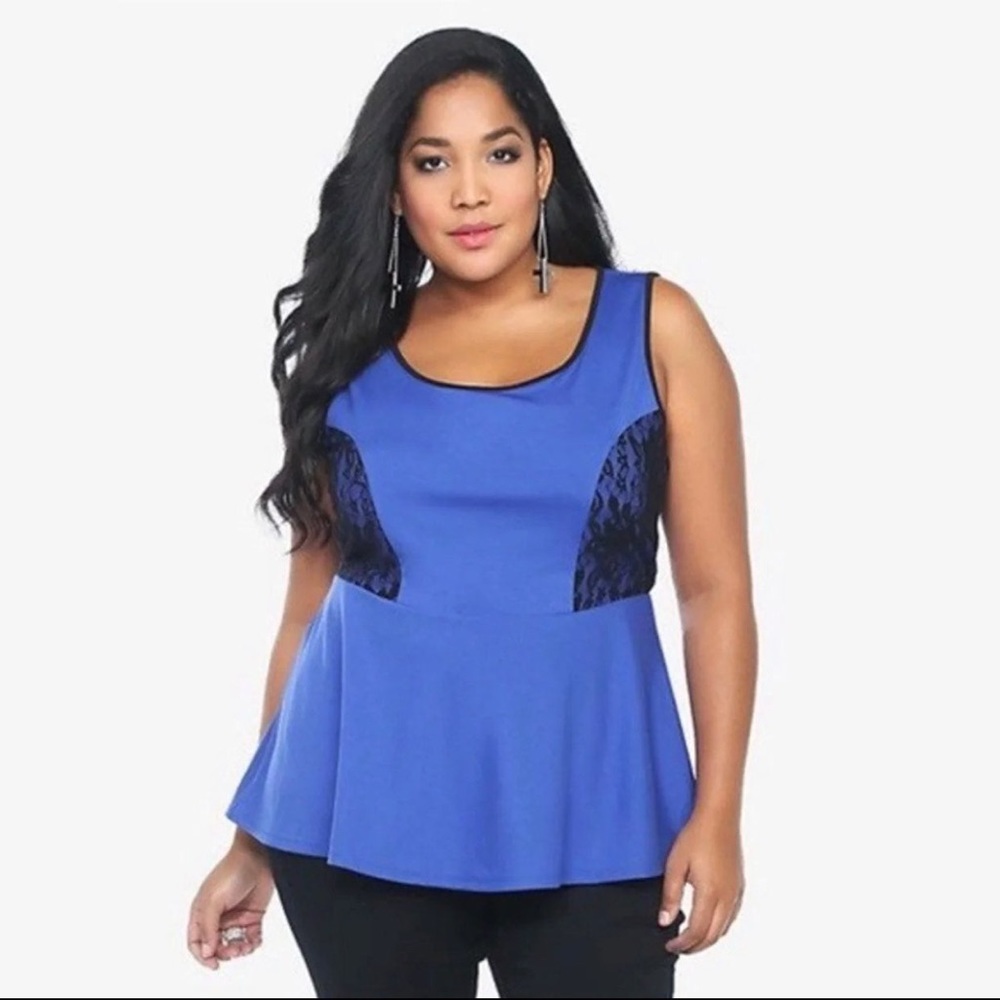 Torrid peplum top
